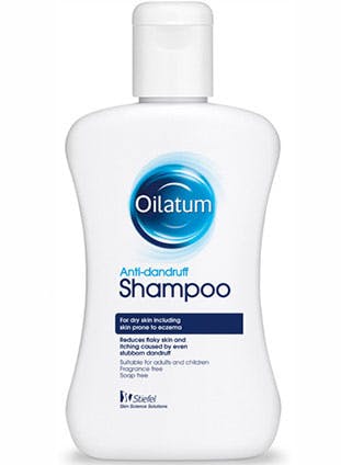 oilatum scalp anti-dandruff shampoo bottle